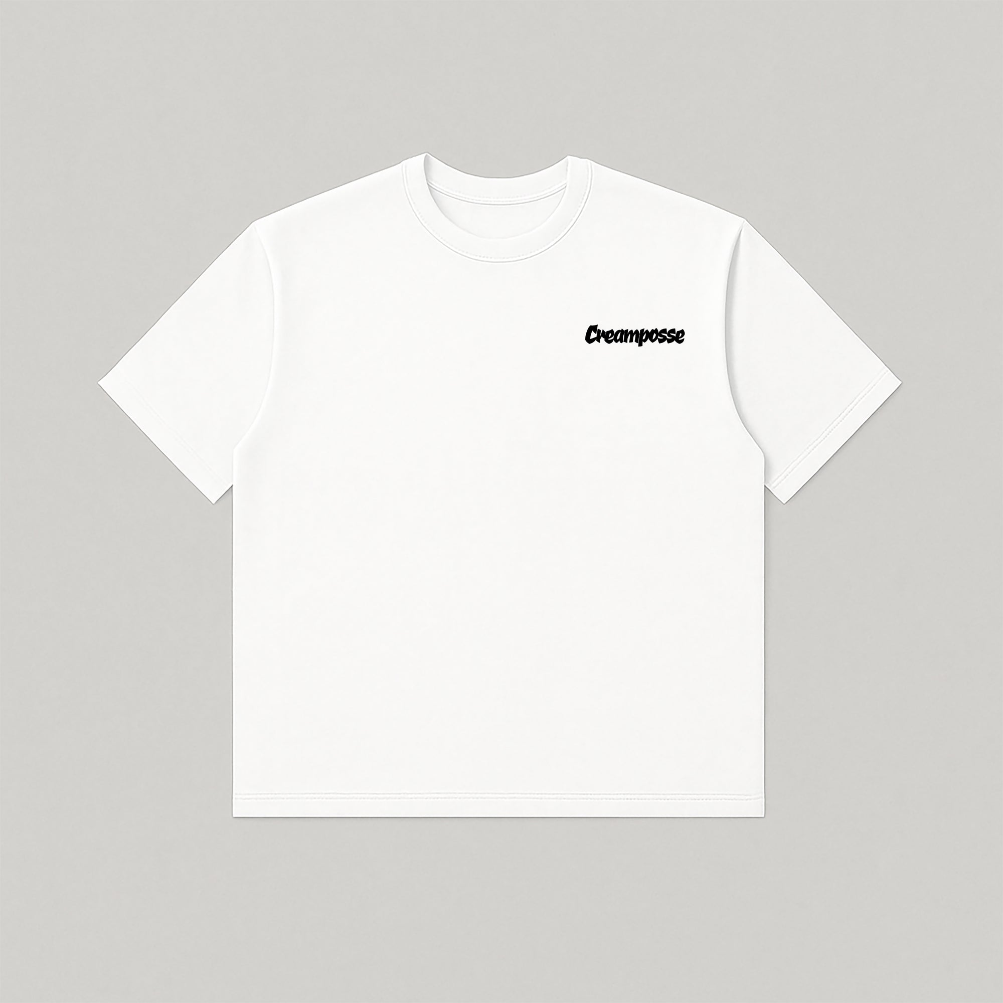 WHITE BASIC T-SHIRT