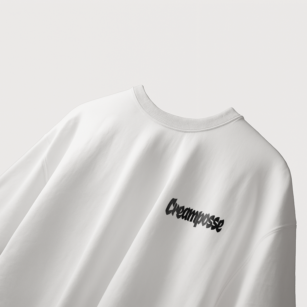 WHITE BASIC T-SHIRT