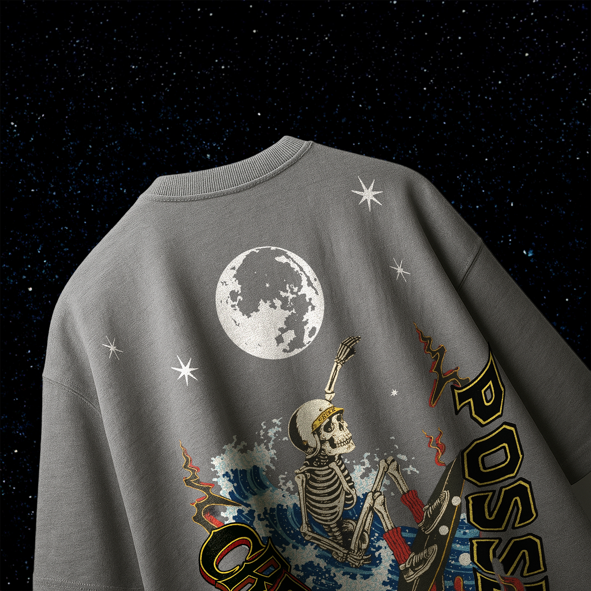 MIDNIGHT SKULL SURFER T-SHIRT